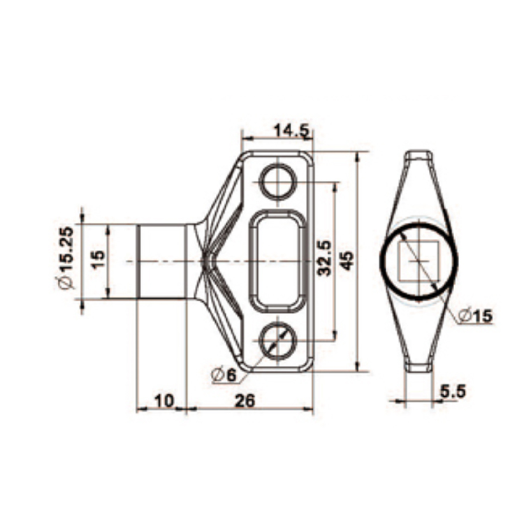 Chiave in plastica tipo strumento-3705-4