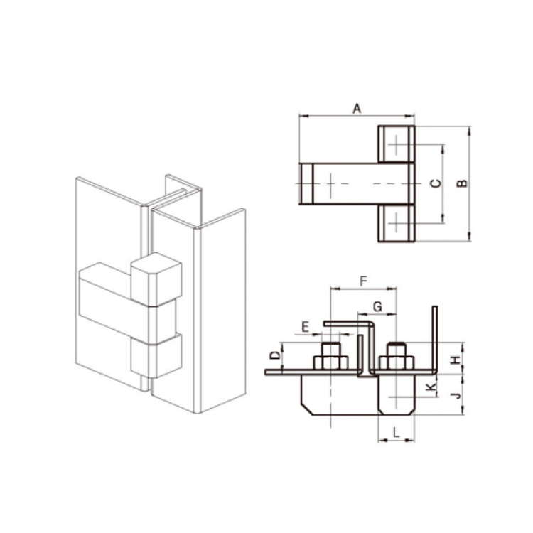 Cerniera piatta-B2206-3;4