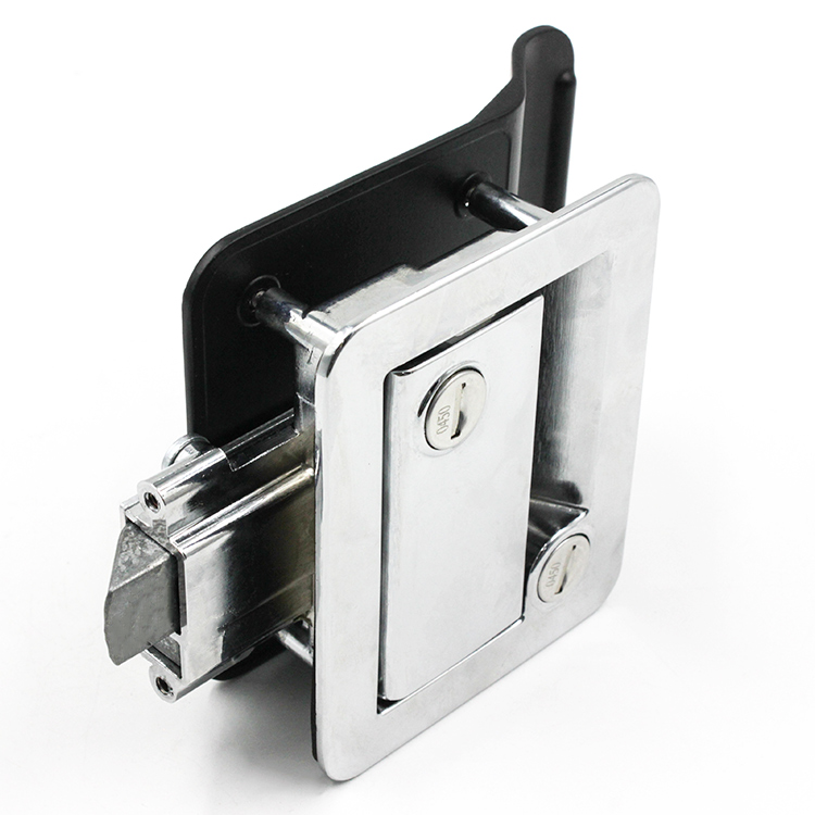 Serrature interne ed esterne a doppia apertura per camper, cromate-A7902-1116